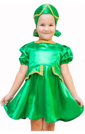 Детский костюм Зеленая Кадриль плясовой