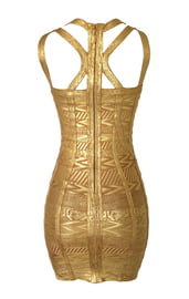 Золотое платье