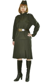 Военный костюм женский