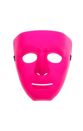 Розовая маска на все лицо