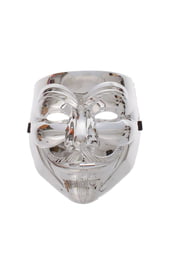 Серебряная маска Гая Фокса