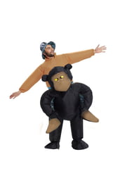 Надувной костюм Верхом на обезьяне