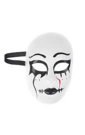 Белая карнавальная маска