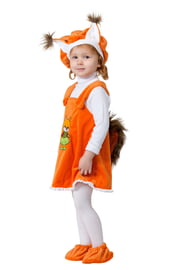 Детский костюм Белочки с ушками