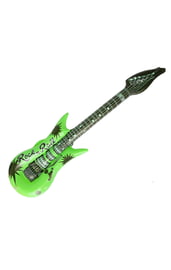 Зеленая надувная гитара