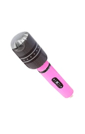 Фиолетовый надувной микрофон