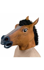 Латексная маска Лошади