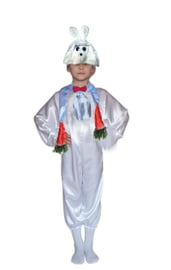 Детский костюм новогоднего зайчика