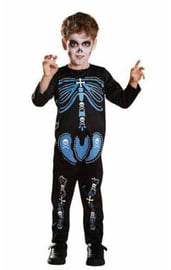 Детский костюм Синего Скелета