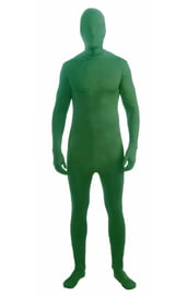 Взрослый зеленый зентай костюм