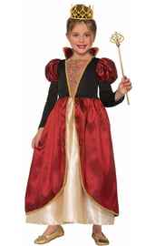 Детский костюм Королевы в красном