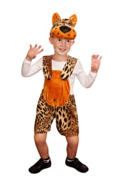 Детский костюм веселого леопарда