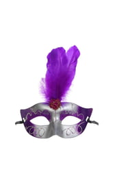 Карнавальная маска фиолетовая Богиня