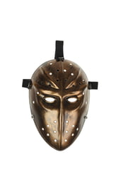 Карнавальная маска Воин золотая