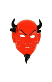 Карнавальная маска Чёрт красная