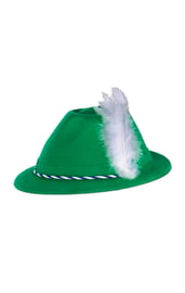 Зеленая тирольская шляпа