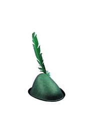 Зеленая шляпа для Октоберфеста