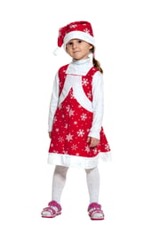 Детский костюм девочки Санты