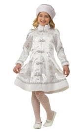 Детский костюм Серебристой Снегурочки