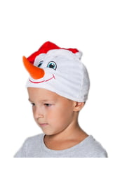 Детская шапка Снеговика в колпаке