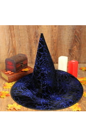 Детская фиолетовая шляпа ведьмы