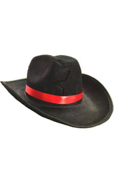 Шляпа шерифа с красной лентой
