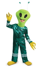 Детский костюм Зеленого Инопланетянина