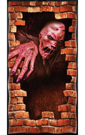 Наклейка Зомби из стены