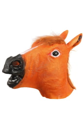 Латексная маска голова Лошади