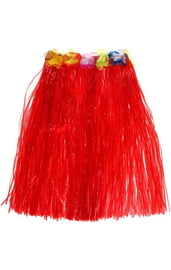 Красная гавайская юбка