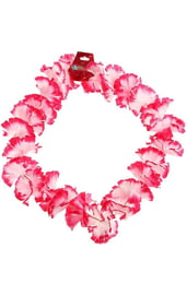 Гавайское розовое ожерелье