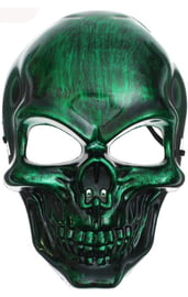 Зеленая маска Череп