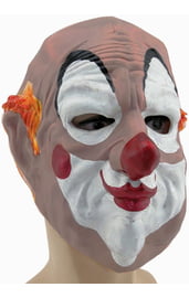 Латексная маска страшного клоуна