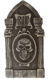 Декоративное надгробие с черепами