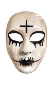 Зловещая маска с крестом