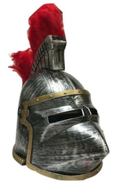 Шлем рыцарский с перьями
