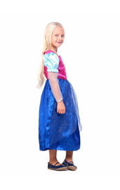 Детское розово-синее платье принцессы