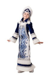 Детский костюм Боярской Снегурочки