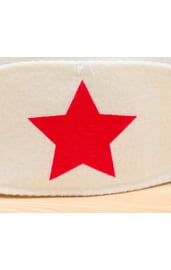 Банная шапка Красная звезда