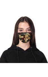 Защитная маска с камуфляжным принтом