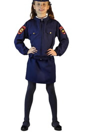 Костюм полицейской девочки