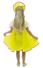 Детский костюм Царевны в желтом