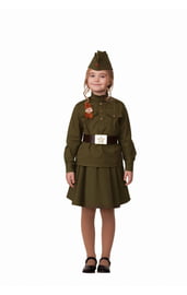 Детский костюм солдатки хлопковый