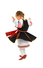 Детский молдавский костюм для девочки