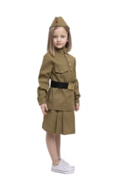 Детский военный костюм из хлопка