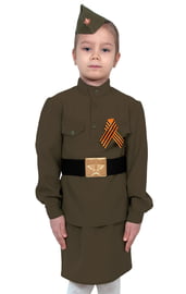 Детский карнавальный костюм солдаточки