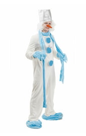 Карнавальный взрослый костюм "Снеговик"