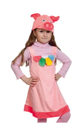 Карнавальный костюм детский плюшевая поросюшка