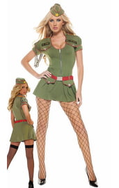 Эротический костюм военной