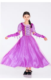 Карнавальное фиолетовое платье принцессы